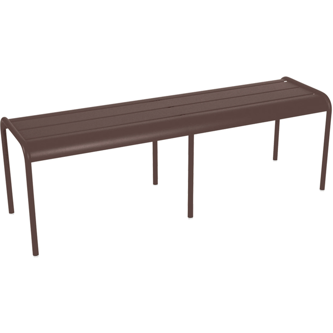 Photo of Luxembourg 3/4 Seater Bench Liquorice 42 - Garden Benches - Frédéric Sofia - Black - Metal