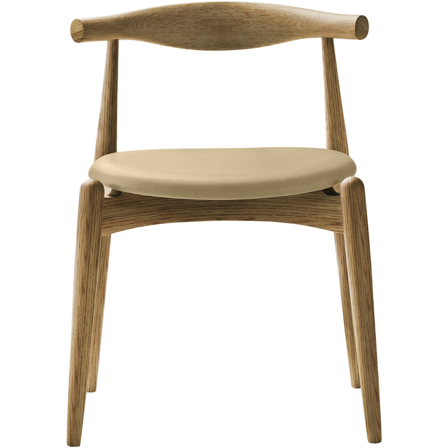 Photo of Carl Hansen - Ch20, Oiled Oak, Leather Group C Sif - 90 - Dining chairs - Hans J. Wegner - Wood