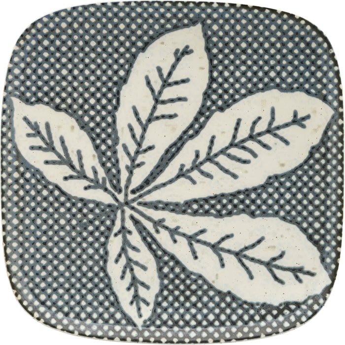 Photo of Chestnut Plates Grey / Blue - Set of 6 Pieces