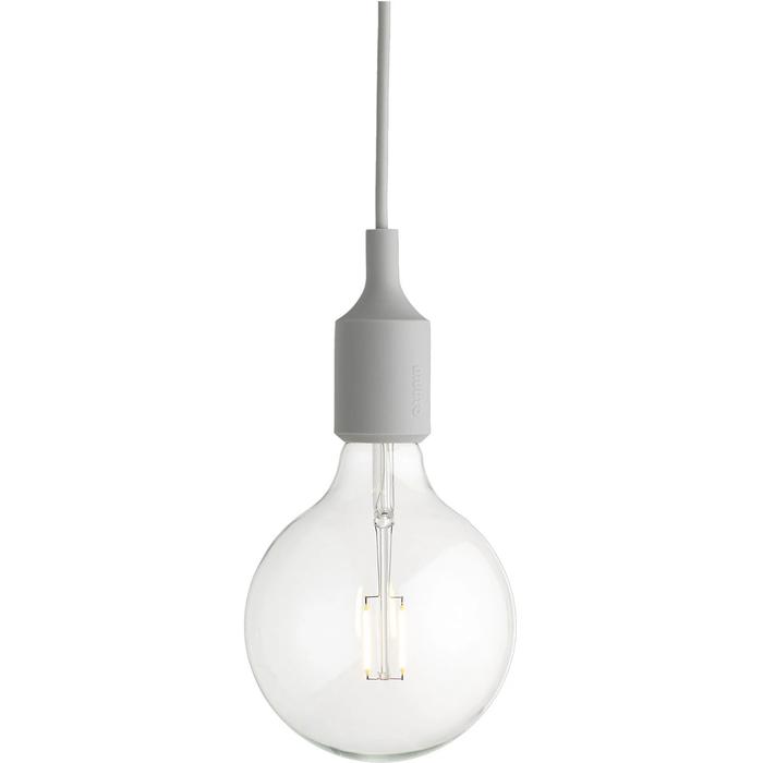 Photo of E27 Pendant Lamp, Light Grey - Pendellampor - Mattias Ståhlbom - Grå