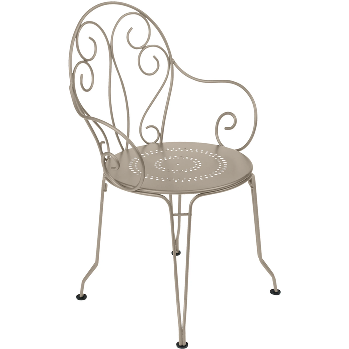 Photo of Montmartre Armchair, Nutmeg - Outdoor dining chairs - Beige - Metal