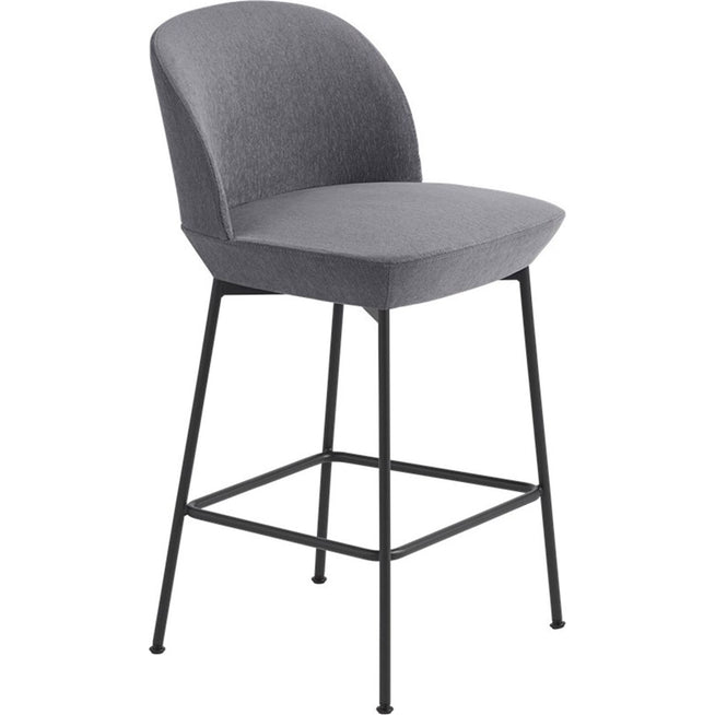 Photo of Oslo Bar Stool, Ocean 32/chrome - Barstolar & Barpallar - Anderssen & Voll - Silver,beige - metal/textile/skum