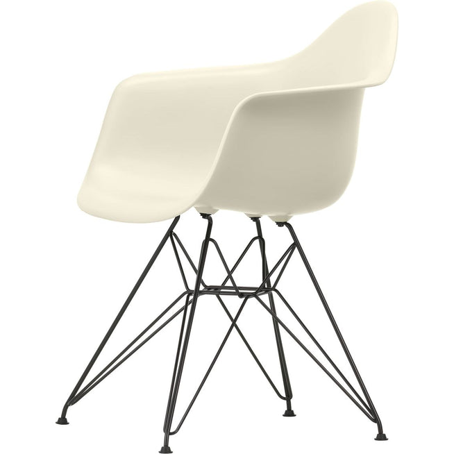 Photo of Eames Plastic Armchair Dar - 11 Pebble - Basic Dark Base - Matstolar - Charles & Ray Eames - Vit - Metall/plast