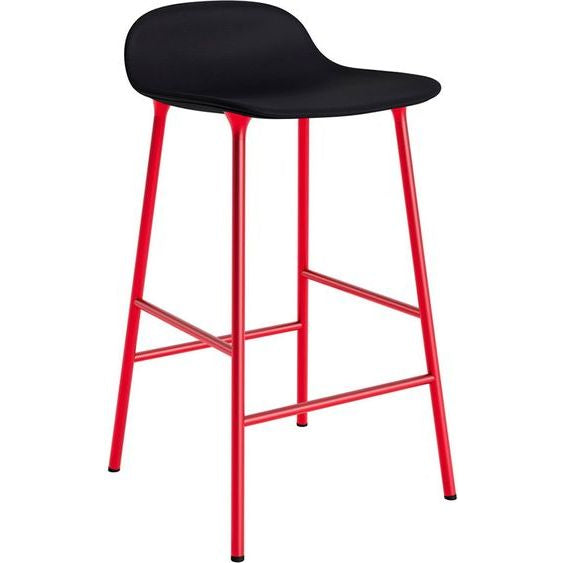 Photo of Form Bar Stool 65 Cm Full Upholstery Bright Red Steel