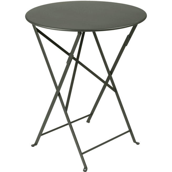 Photo of Bistro Table Ø 60 cm - Rosemary - Small Table & Side Table Outdoor - Green - Metal