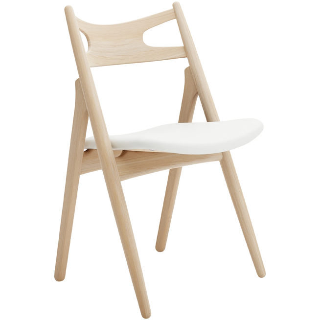 Photo of CH29p Sawbuck Chair - White Oiled Oak