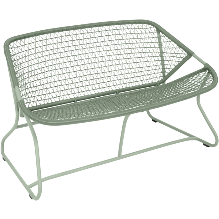 Photo of Sixties Bench, Cactus - Garden benches - Frédéric Sofia - Green - Metal/plastic