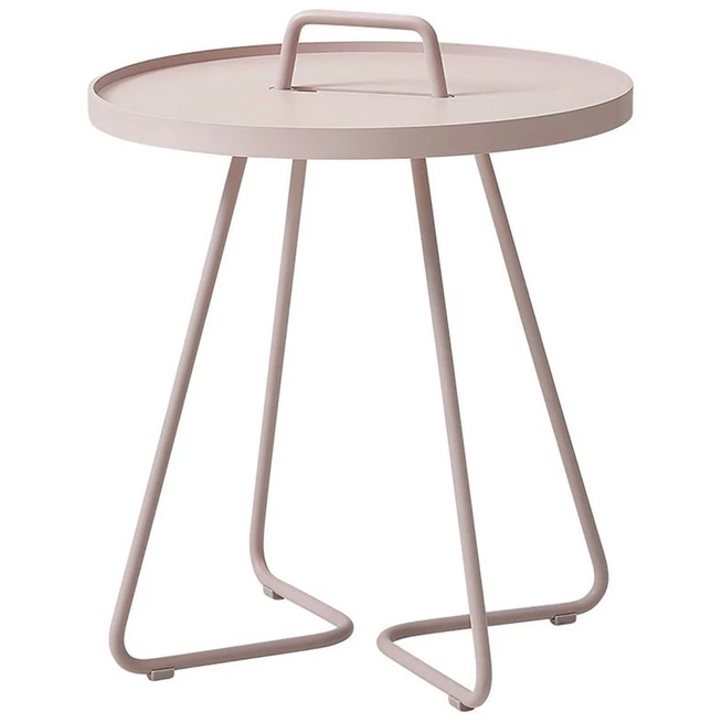 Photo of On-the-move Side Table - Side Table - Dusty Rose - Small - Ø: 44 x H: 54 cm