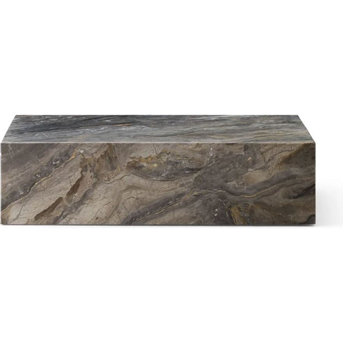 Photo of Plinth Low Black Marble - Soffbord - Norm Architects - Svart - Trä/sten