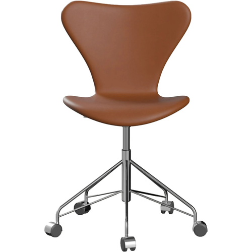 Photo of 3117 Sjuan, Fully Upholstered, Base Chromed - Desk chairs - Arne Jacobsen