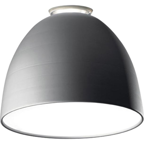 Photo of Nur Mini Ceiling Lamp Aluminium Grey - Ceiling Lamps - Ernesto Gismondi - Grey