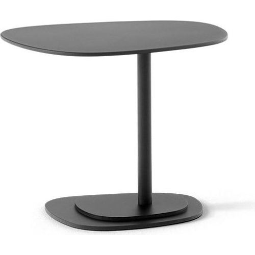 Photo of Insula Picolo Table 5198 By Ernst & Jensen - Sofabord - High - Black Lacquered Aluminium - W47 X D40 X H58 Cm