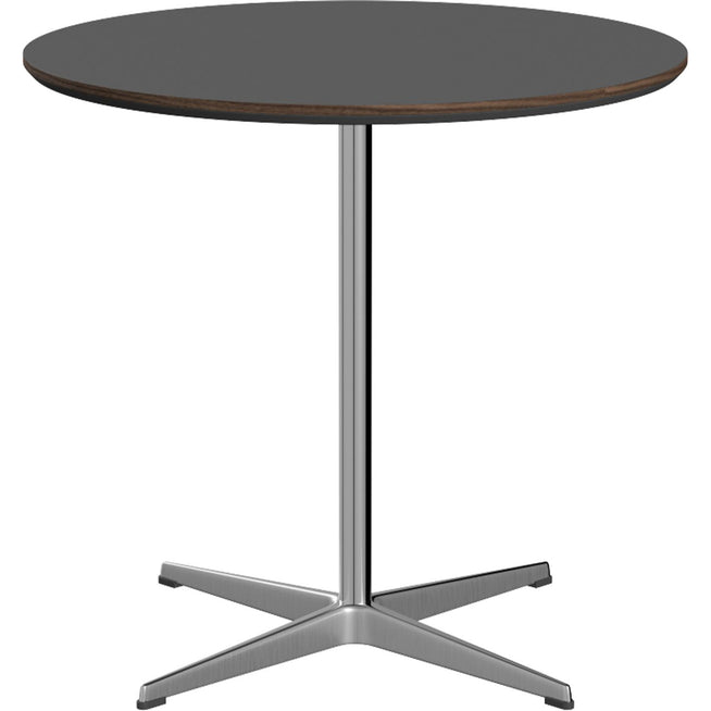 Photo of A622 Circular, Ø75 cm, Laminate, Grey Bromo, 4-pronged Star Base - Dining table - Arne Jacobsen,piet Hein - Grey - Laminate/metal