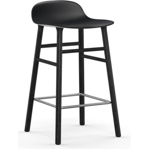Photo of Form Bar Stool 65 Cm Black Oak