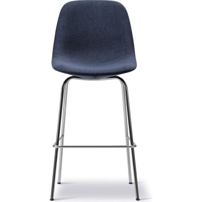 Photo of Eyes 4-leg Barstool 4830 By Foersom & Hiort-lorenzen - Barstol - Clay 12 / Chrome - W51 X D59 X H101 X Sh65 Cm