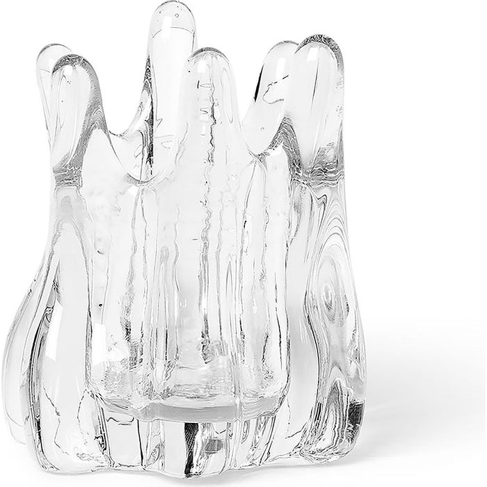 Photo of Holo Tea Candleholder - Lysestage - Clear - Ø: 10 X H: 12 Cm