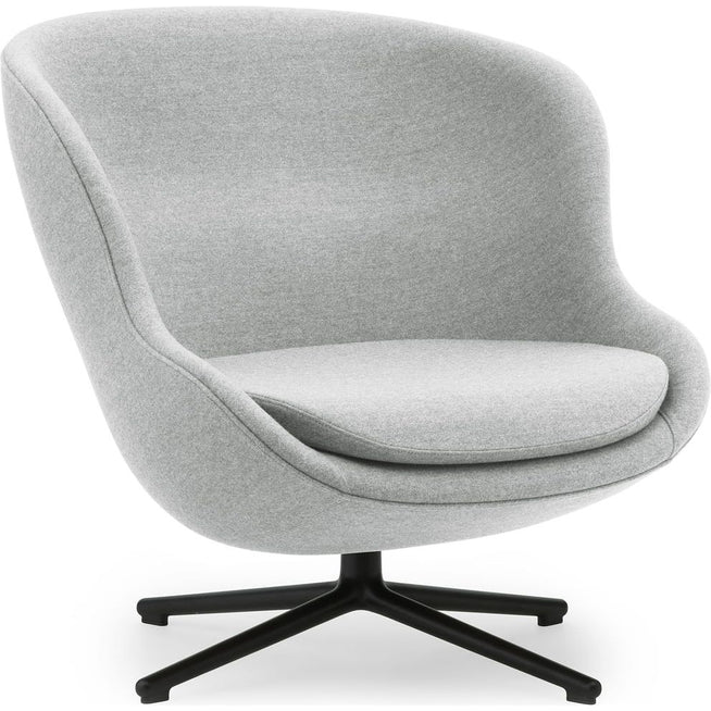 Photo of Hyg Lounge Chair By Simon Legald / Low - Lænestol - Synergy / Sort Aluminium Drejestel - H: 84,5 X L: 83 X D: 80 X Sh: 40 Cm - 18,8 Kg