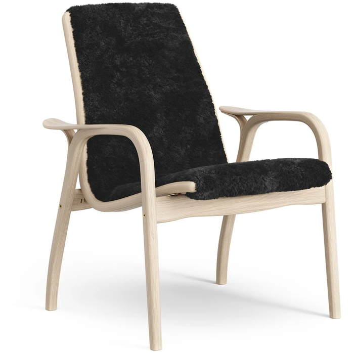 Photo of Laminett Arm Chair White Pigmented Oak/sheep Skin