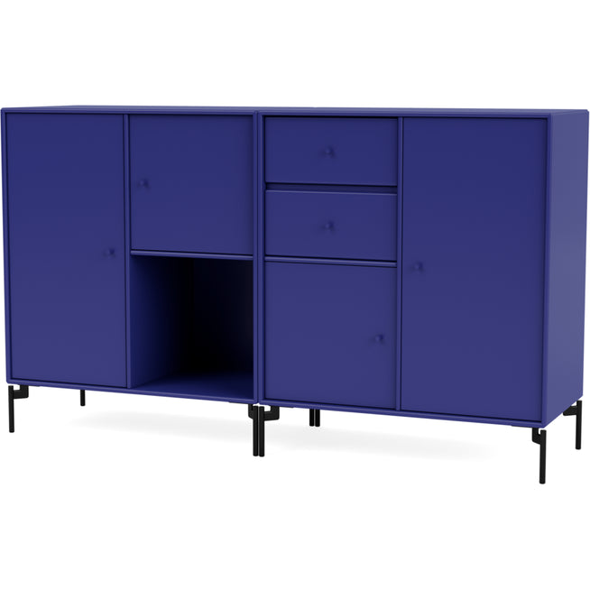 Photo of Couple Sideboard - Monarch / Black Legs - Sideboards - Peter J. Lassen - Blå - Mdf