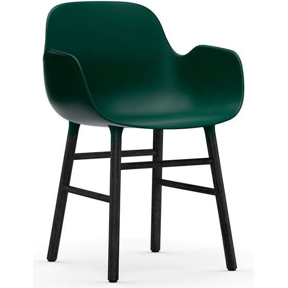 Photo of Form Armchair Wood - Spisebordsstol - Black Oak / 1