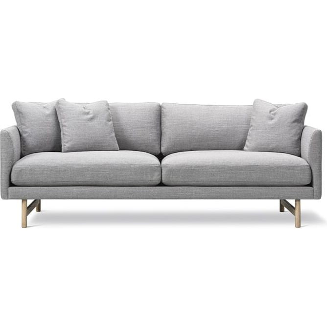 Photo of Calmo Sofa 95 5652 By Hugo Passos - 2 Personers Sofa - Omni 377 Dark Brown / Matt Chrome - W200 X D90 X H75,5 X Sh41 Cm