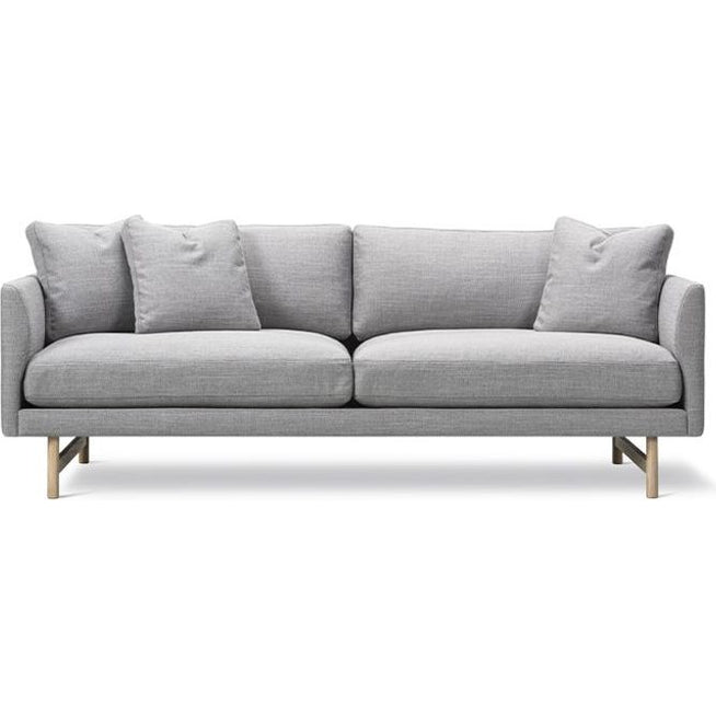 Photo of Calmo Sofa 95 5652 By Hugo Passos - 2 Personers Sofa - Omni 377 Dark Brown / Matt Chrome - W200 X D90 X H75,5 X Sh41 Cm