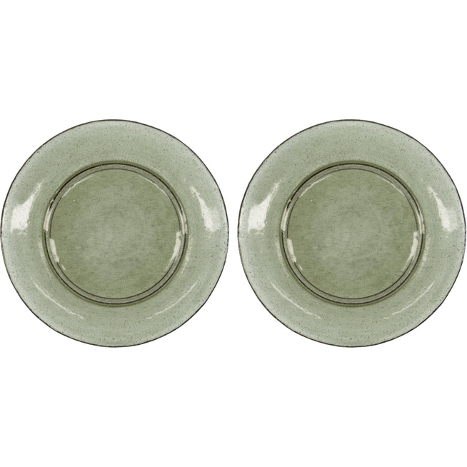 Photo of Rain Plates Green Ø27cm Set of 6
