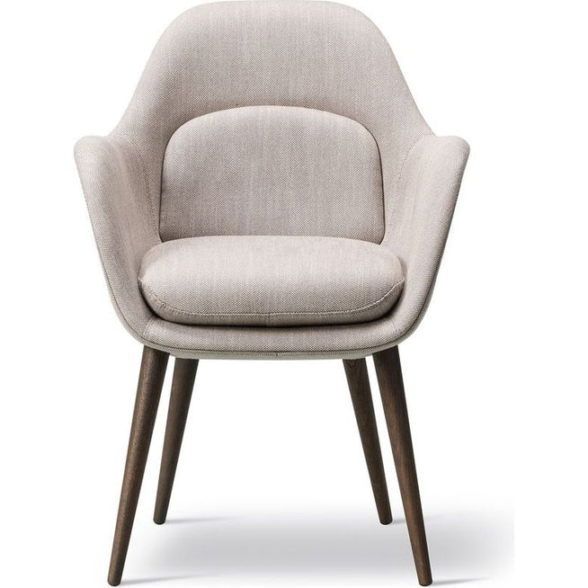 Photo of Swoon Dining Armchair Wood Base 1777