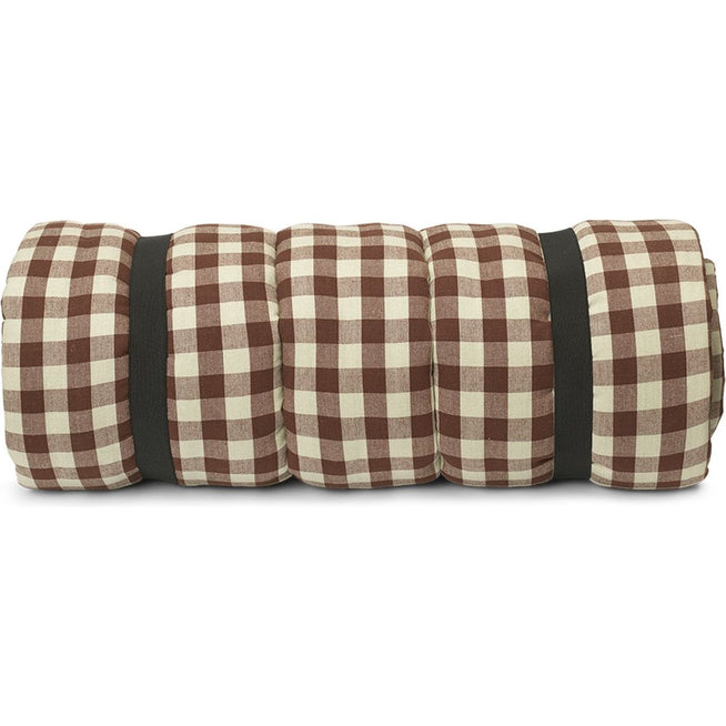 Photo of Bothy Check Quilted Madras - Madras - Cinnamon/green - W72 X D5 X H180 Cm