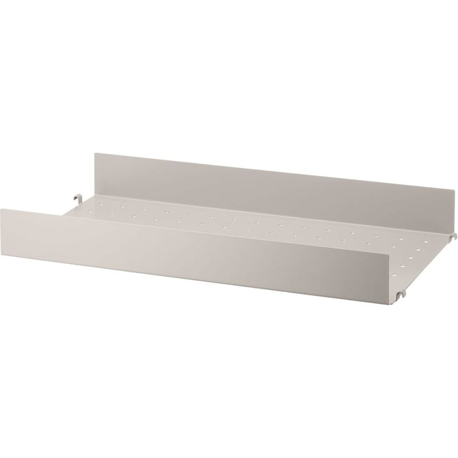 Photo of String Metal Hyllplan Hög Kant Beige 58 x 30 cm, 1-pack - Hyllsystem - Nils Strinning - Beige - Metal