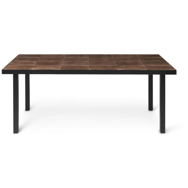 Photo of Flod Tiles Café Table - Sofabord - Large - Mocha - B81,1 X H74 X D181,3 Cm