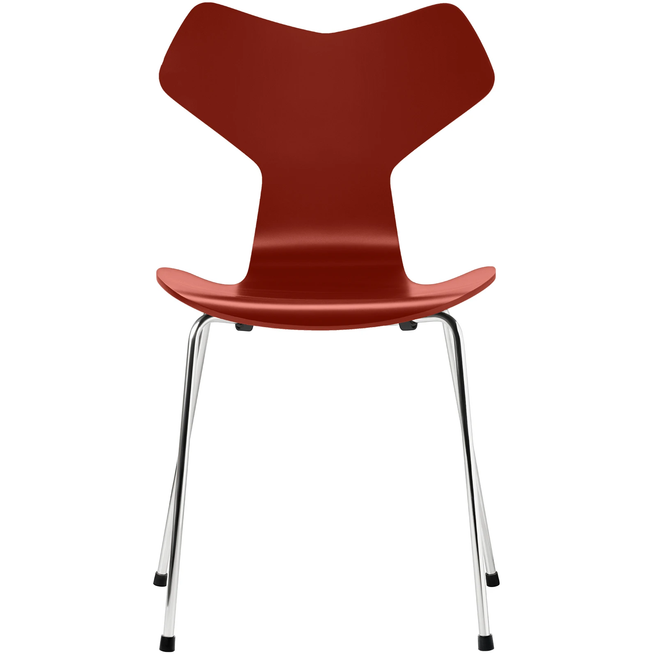 Photo of 3130 Grand Prix Chair | Lacquered | Chromed Steel Base