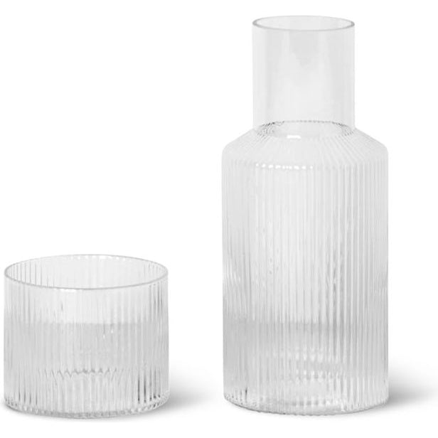 Photo of Ripple Carafe Set - H18 X Ø7,5 Cm