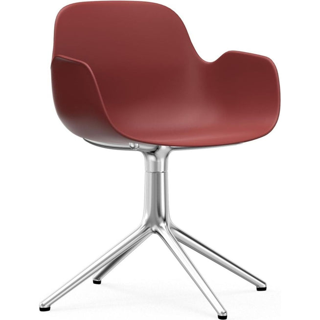 Photo of Form Armchair Swivel 4l Alu - Spisebordsstol - Aluminium / 3