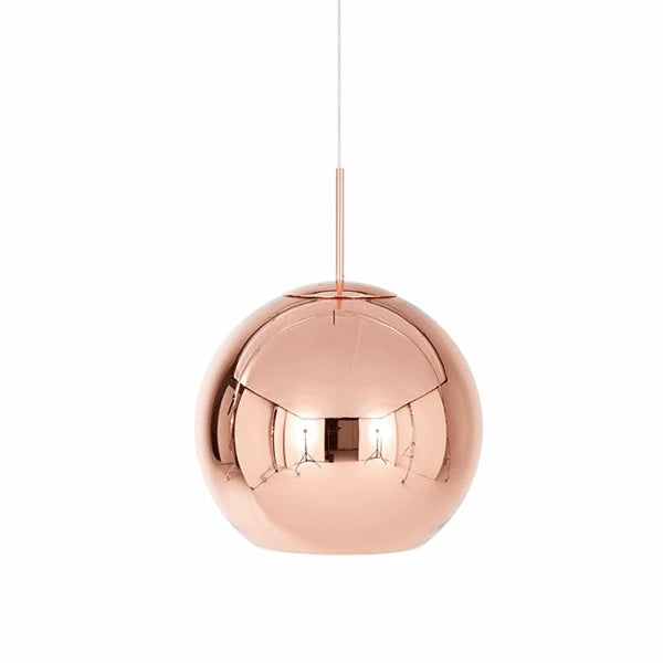 Copper Round LED Pendant Ø45