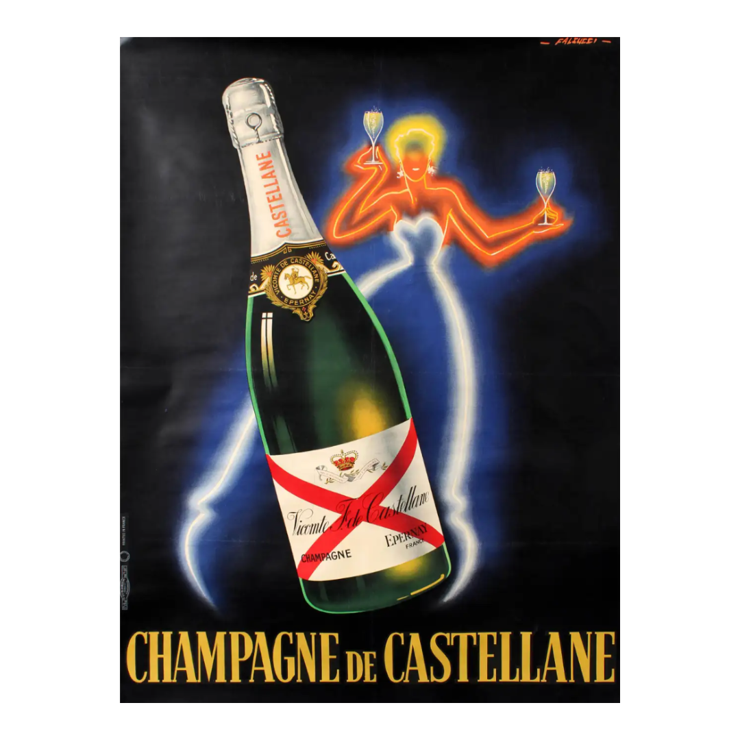 Champagne De Castellane Poster