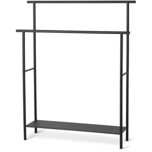Photo of Dora Towel Stand - Towel Rack - Black - W72.5 x H88.3 x D19.6 cm