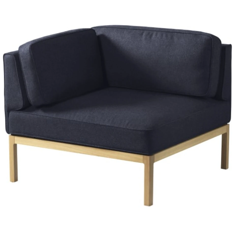 L37 - Left corner module 90 cm - Dark blue - 90 cm