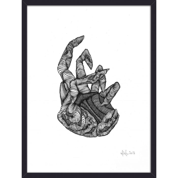 Photo of Hand Illustration - Black and White