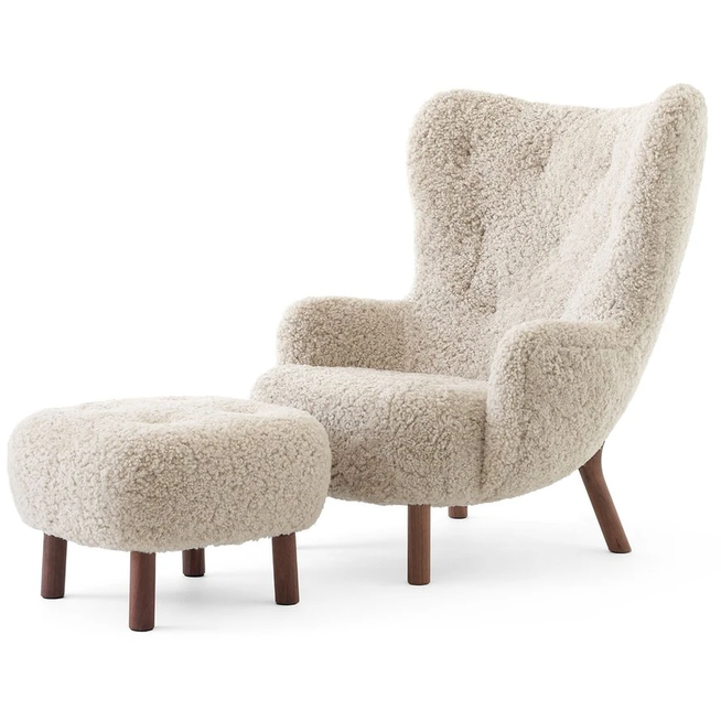 Photo of Petra Vb3 High Armchair Incl. Pouf Atd1 Oiled
