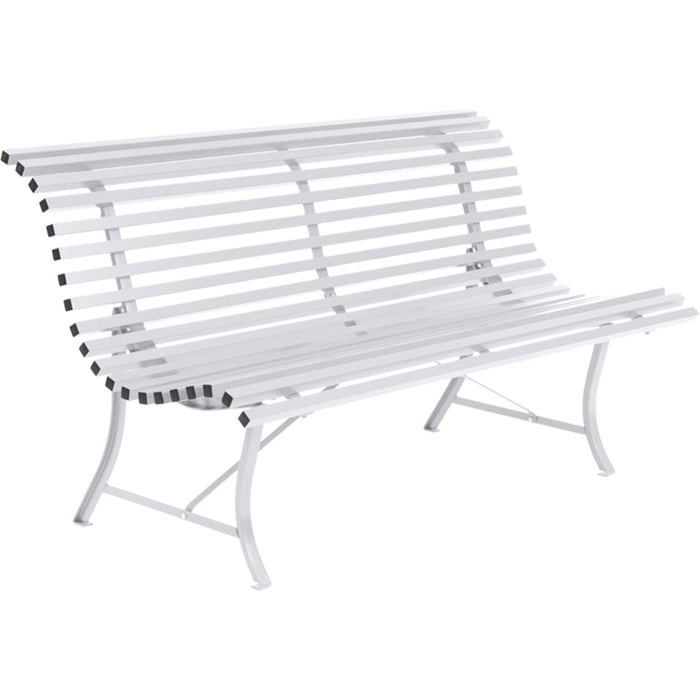 Photo of Louisiane Bench 150 cm, Cotton White - Garden Benches - White - Metal