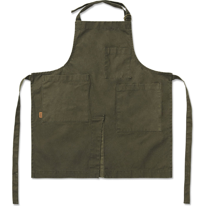 Photo of Bark Garden Apron - Forklæde - Olive - W74 X H88 Cm