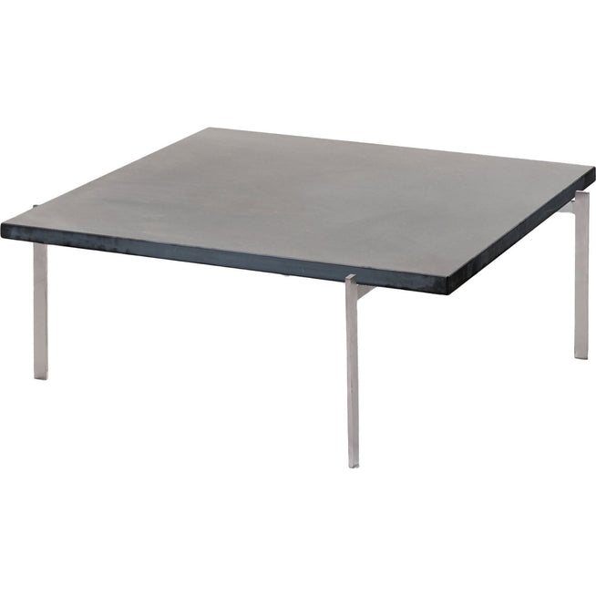 Photo of Pk61, Slate - Coffee table - Poul Kjærholm - Black - Metal/stone