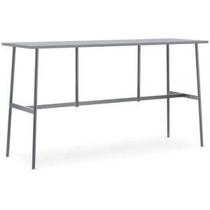 Photo of Union Bar Table - High Table - Grey - H105.5 - L: 190 x D: