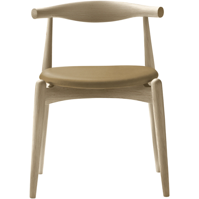 Photo of Carl Hansen - Ch20, Soaped oak, Leather group B Thor - 325 - Dining chairs - Hans J. Wegner - Wood