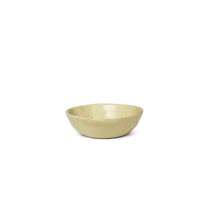 Photo of Flow Bowl - Skål - Yellow Speckle - Small - Ø9 X H2,5 Cm