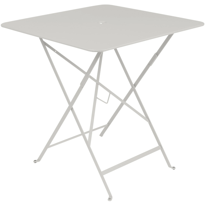 Photo of Bistro Table 71x71 cm Clay Grey A5 - Garden Table - Green,Grey - Metal