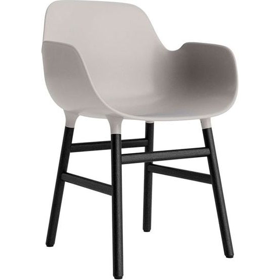 Photo of Form Armchair Wood - Spisebordsstol - Black Oak /