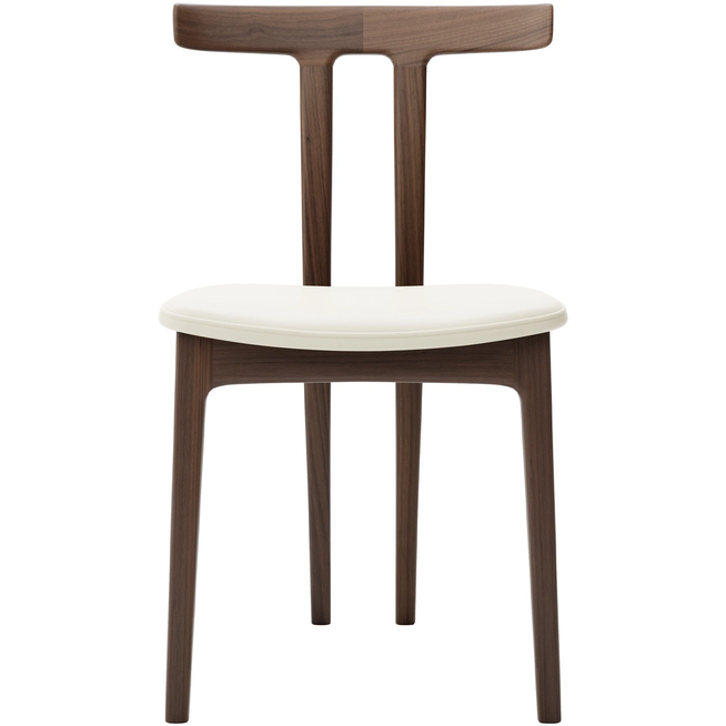 Photo of Carl Hansen - Ow58, T-chair, Oiled Walnut, Leather Cat. B Thor