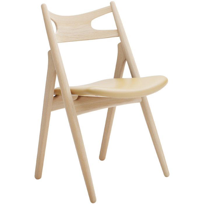 Photo of CH29p Sawbuck Chair - White Oiled Oak